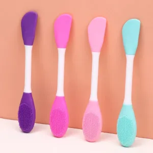  Double Side Silicone Facial Cleaning Brushes (2 Pc)